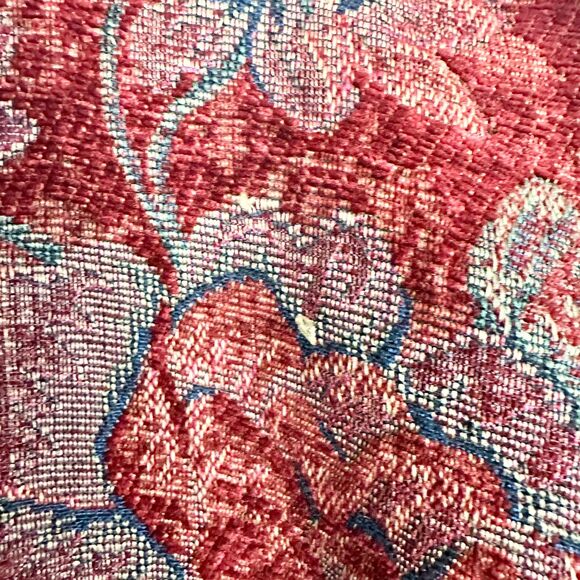 Chicos Vintage Floral Tapestry Jacket Size 3 XL Longline Asian Button Front - Picture 6 of 8